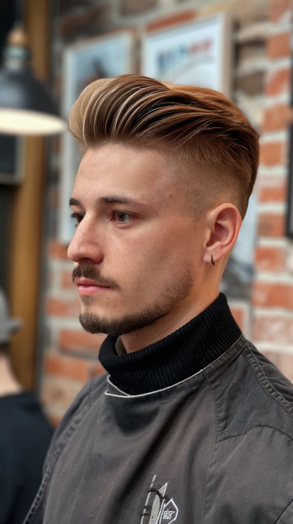 Burst fade slick back reference